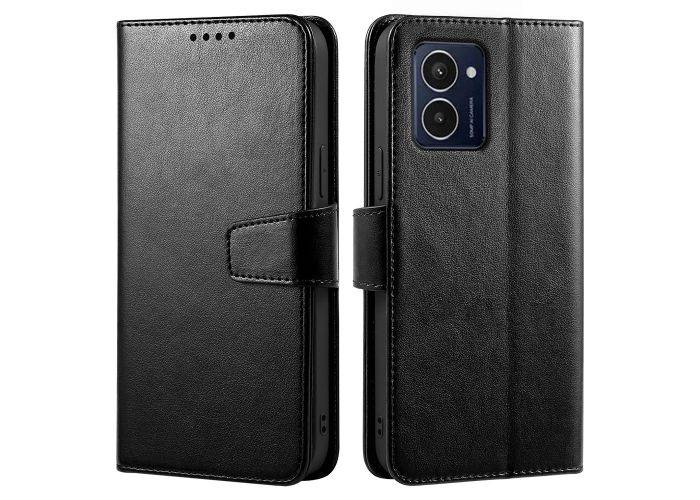 HMD Pulse / Pulse Plus - Läderfodral / Plånboksfodral - Svart