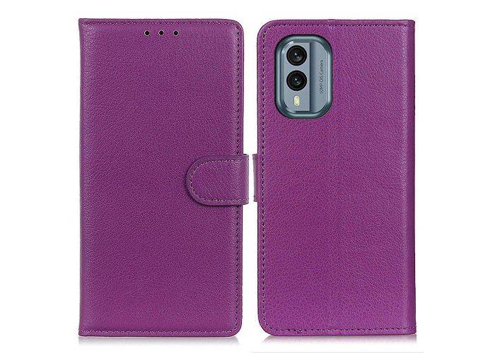 Nokia X30 5G - Läderfodral / Plånboksfodral - Lila