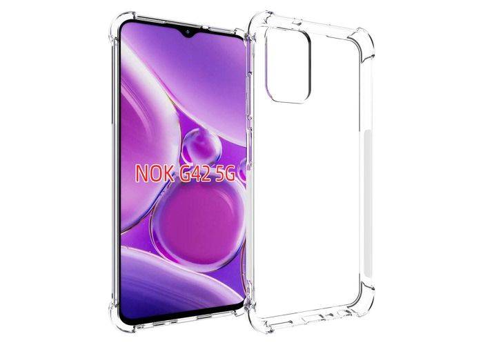 Nokia G42 - Shockproof Gummiskal - Transparent