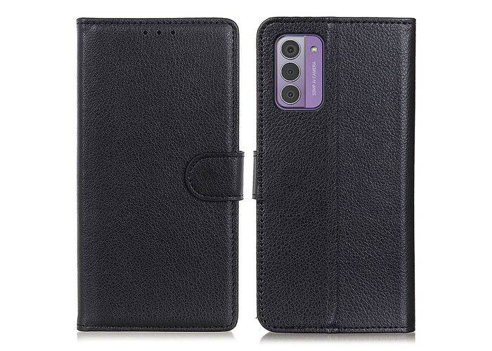 Nokia G42 - Läderfodral / Plånboksfodral - Svart