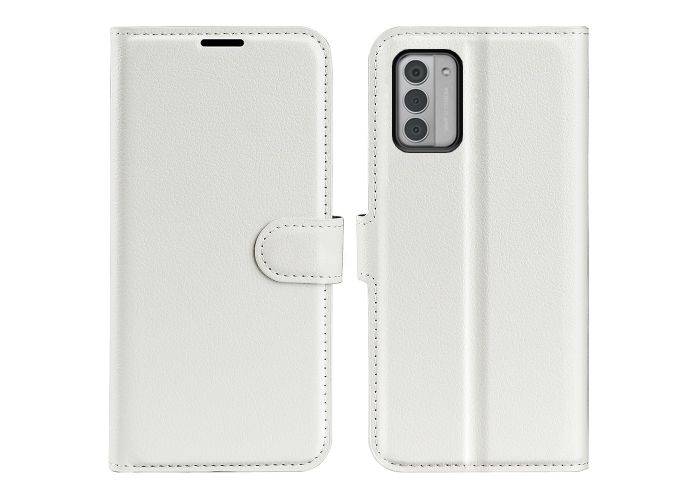 Nokia G42 - Läderfodral / Plånboksfodral - Vit
