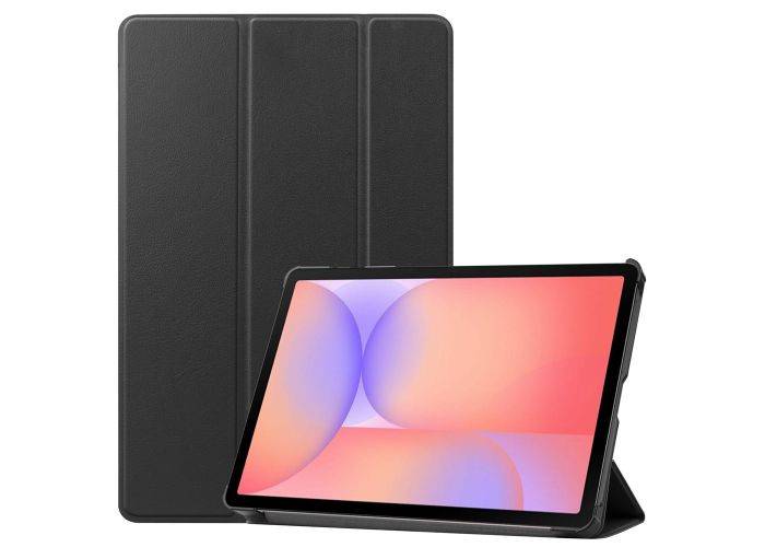 Samsung Galaxy Tab S10 Lite – Tri-Fold läderfodral – Svart