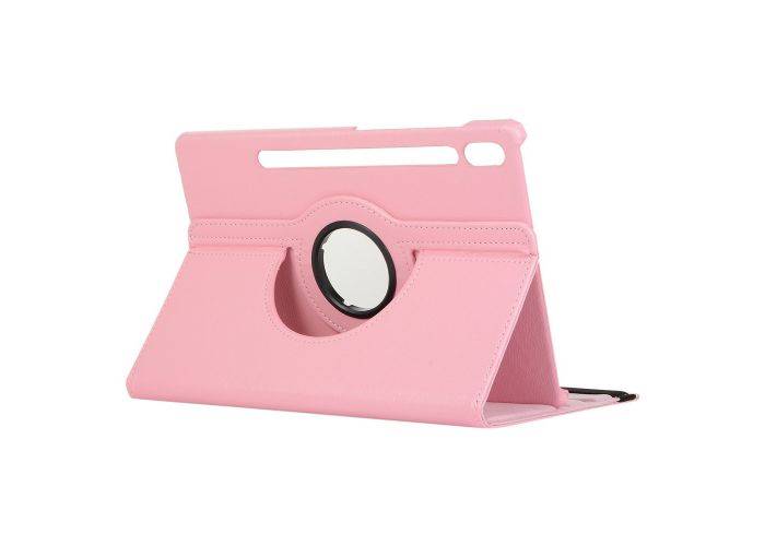Samsung Galaxy Tab S9 Ultra / Tab S8 Ultra - Läderfodral 360 grader roterbar - Pink