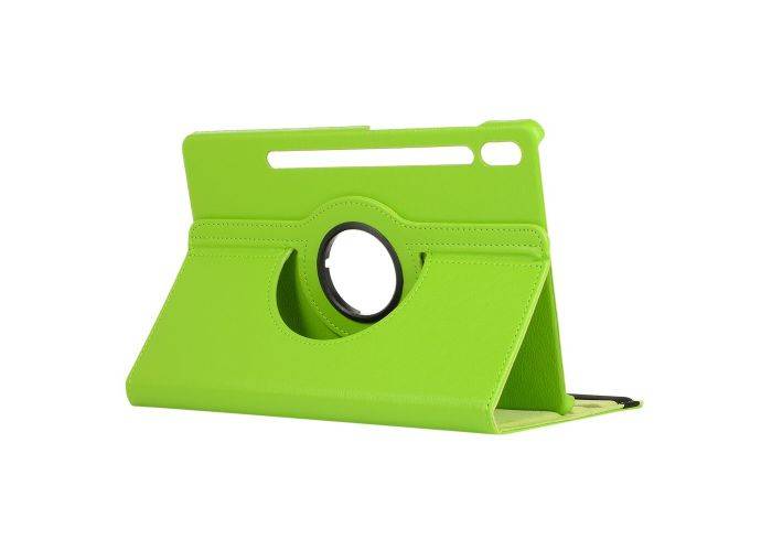 Samsung Galaxy Tab S9 Ultra / Tab S8 Ultra - Läderfodral 360 grader roterbar - Grön