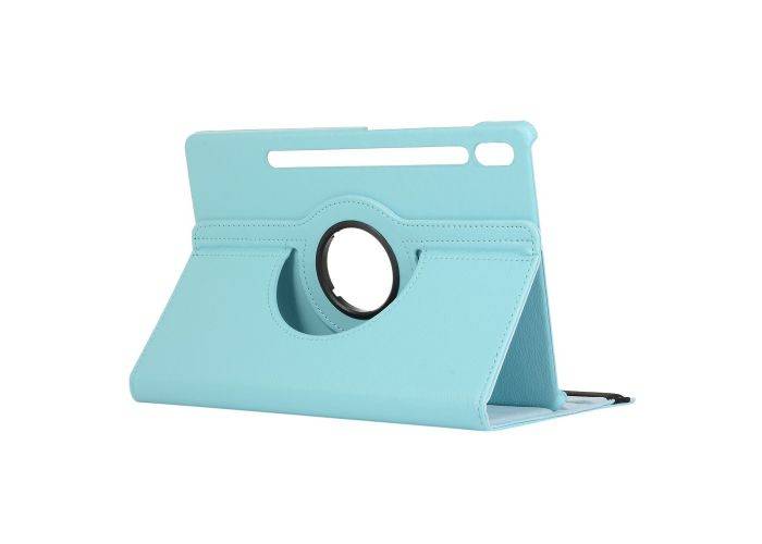 Samsung Galaxy Tab S9 Ultra / Tab S8 Ultra - Läderfodral 360 grader roterbar - Ljusblå