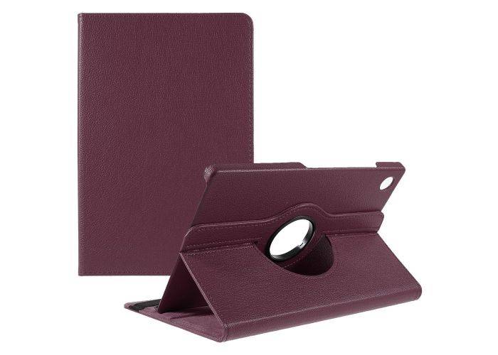 Samsung Galaxy Tab A9 Plus / Tab A11 Plus - läderfodral 360 grader roterbar - Lila