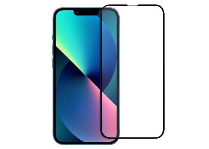 iPhone 14 - Azmaro Premium härdat glas skämskydd - Heltäckande