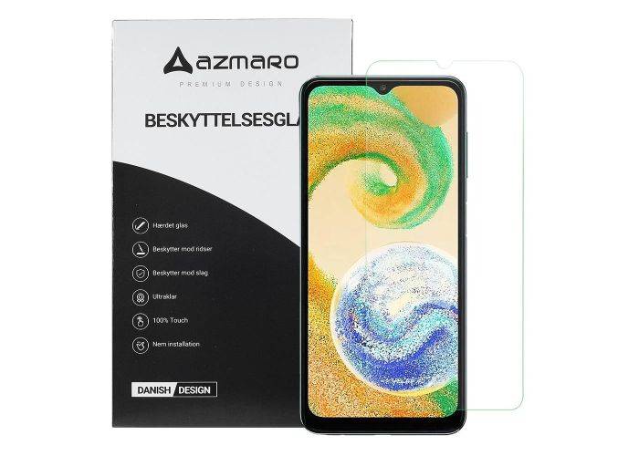 Samsung Galaxy A04s 4G - Azmaro Ultraklart Skärmskydd i Härdat glas - Transparent