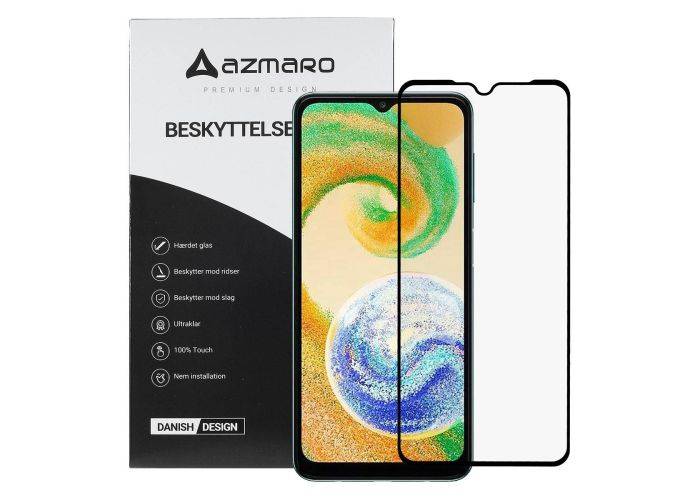 Samsung Galaxy A04s 4G - Azmaro Premium härdat glas - Fullständig täckning