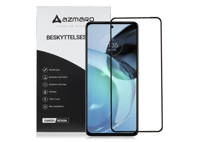 Motorola Moto G72 4G - Azmaro Premium härdat glas - Fullständig täckning