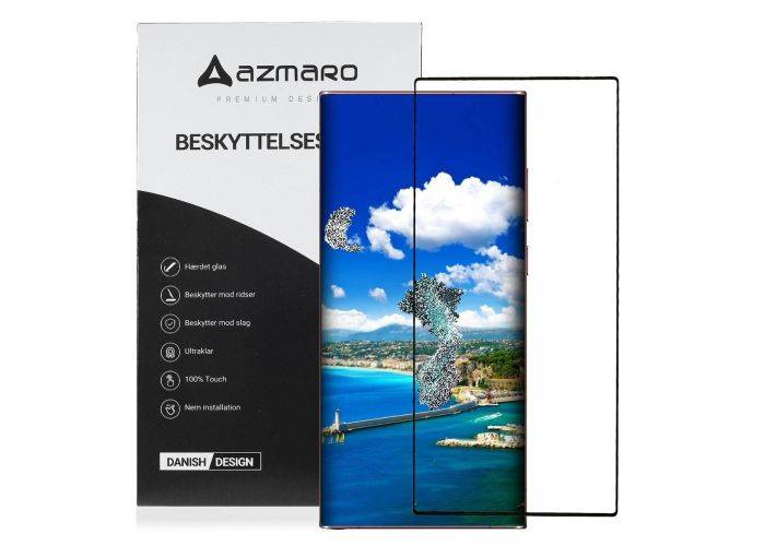 Samsung Galaxy S23 Ultra 5G - Azmaro Premium härdat glas - Fullständig täckning