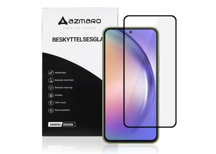 Samsung Galaxy A54 5G - Azmaro Premium Skärmskydd i Härdat glas - Fullständig täckning