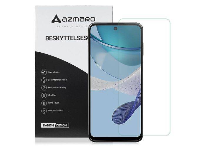 Motorola Moto G53 5G - Azmaro Ultraklart Skärmskydd i Härdat glas - Genomskinlig