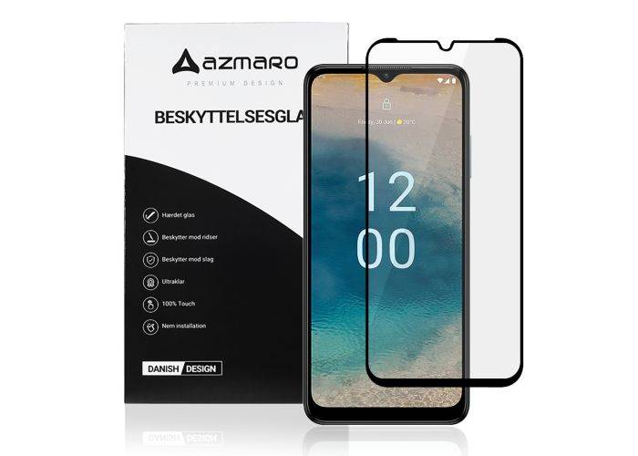 Nokia G22 - Azmaro Premium Skärmskydd i Härdat glas - Fullständig täckning