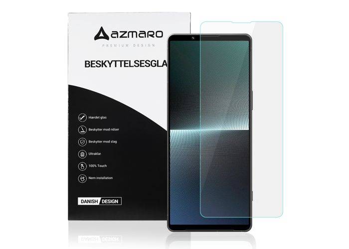 Sony Xperia 1 V - Azmaro Ultraklart Skärmskydd i Härdat glas - Genomskinlig