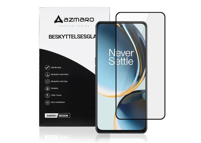OnePlus Nord N30 5G / CE 3 Lite 5G - Azmaro Premium Skärmskydd i Härdat glas - Fullständig täckning