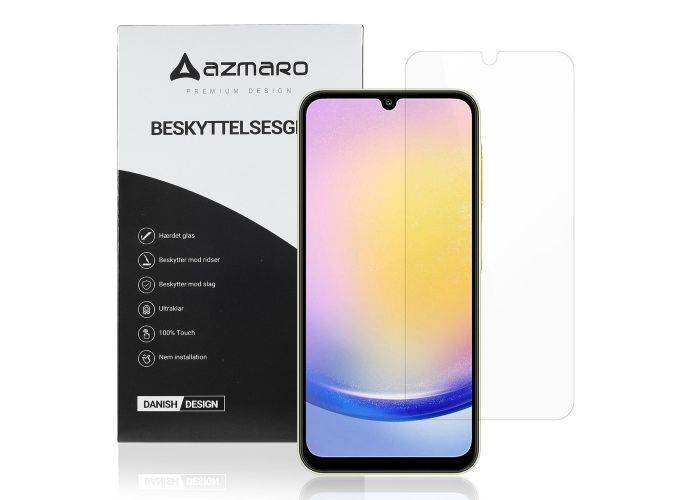 Samsung Galaxy A25 - Azmaro Ultraklart Skärmskydd i Härdat glas - Genomskinlig