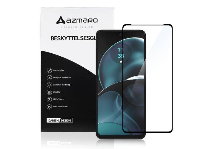 Motorola G14 - Azmaro Premium Skärmskydd i Härdat glas - Fullständig täckning