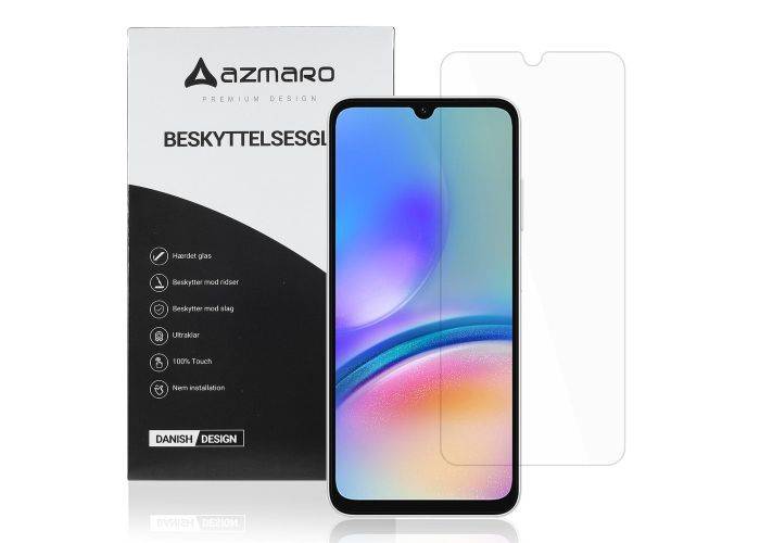 Samsung Galaxy A05s - Azmaro Ultraklart Skärmskydd i Härdat glas - Genomskinlig