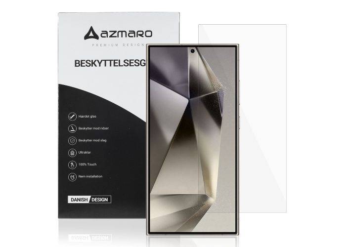 Samsung Galaxy S24 Ultra - Azmaro Ultraklart Skärmskydd i Härdat glas - Genomskinlig