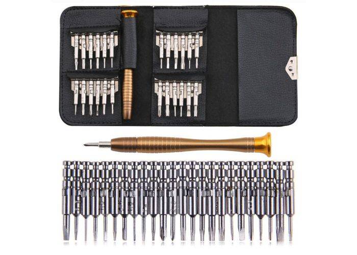 Verktygsset 25-i-1 för smartphone / PC / klockor / kamera / glasögon