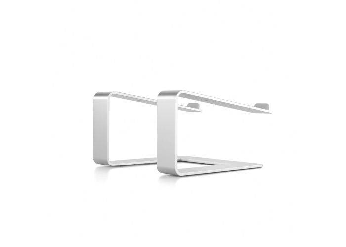 WERGON - Carl - Hållare för bärbar dator/MacBook - Aluminium/Silikon 10-17" - Silver