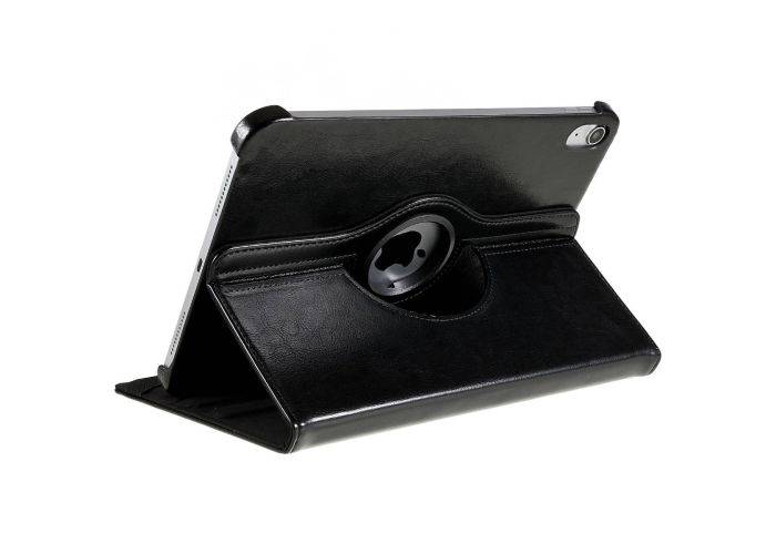 iPad 11 A16 (2025) / iPad 10.9 (2022) - Azmaro äkta läderfodral 360 grader roterbart - Svart