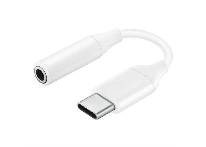 Original Samsung USB-C till 3,5 mm headsetadapter - EE-UC10JUWE - Vit