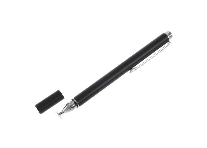 Kapacitiv Touch/stylus pen - Med Præcisions disk - Sort