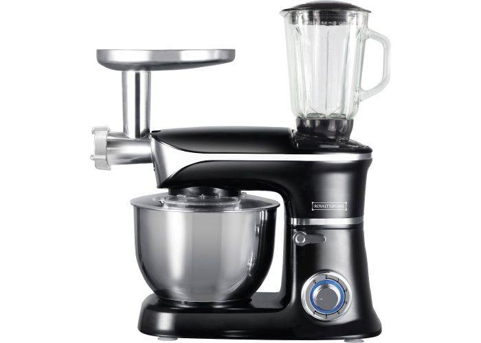 Royalty Line 3-i-1 köksmaskin 1900W / 6,5L hackare/mixer/röra - Svart