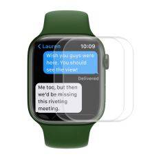 Apple Watch 7 / 41 mm - ENKAY curved ultraklar skärmskydd med fullständig täckning - Transparent