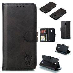 Nokia 2.2 - Mönstret mobilfodral / plånbok - Kat