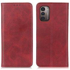 Nokia G11/G21 - Flip-fodral i äkta läder - Röd