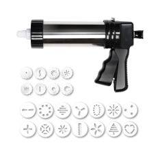 Royal tårtspruta med 14 munstycken och 8 tyllar