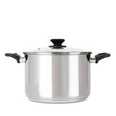 Royal Gryta i rostfritt stål - 10 L - Inkl. glaslock med ånghål