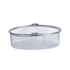 Stålkorg Ø21×6 cm med handtag för Airfryer