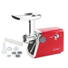 Royalty Line Köttkvarn 600W – Inkl. tillbehör – Röd