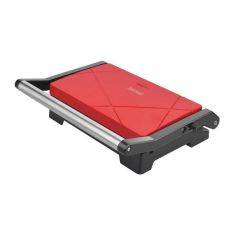 Royalty Panini Grill / smörgåsmaskin 1000W - Non-Stick - Röd