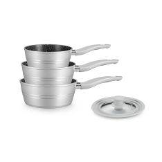 Royalty Line Såsgryta Set i 4 delar - Alla typer av spisar - Silver