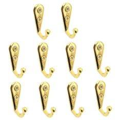 Retro krok singel - Set med 10 st. - Guld