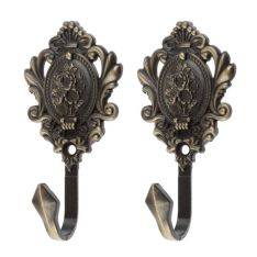 A12 Vintage dekorativ enkelkrok - Set om 2. - Brons