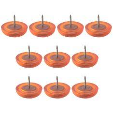 Glidspik i PVC Ø21cm - Set med 10 st. - Orange