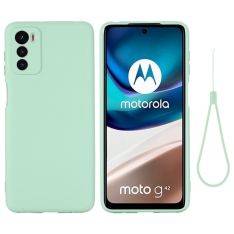 Motorola G42 4G - Azmaro Tunn Silikonskal - Grön