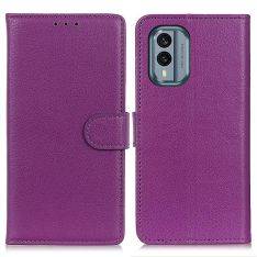 Nokia X30 5G - Läderfodral / Plånboksfodral - Lila