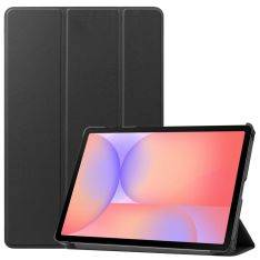 Samsung Galaxy Tab S10 Lite – Tri-Fold läderfodral – Svart