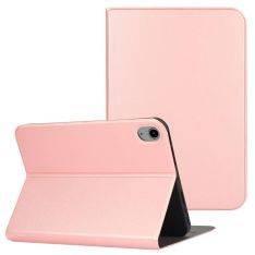 iPad 11 A16 (2025) / iPad 10.9 (2022) - Slim flip läderfodral - Rose guld