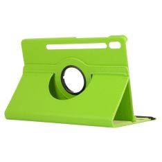 Samsung Galaxy Tab S9 Ultra / Tab S8 Ultra - Läderfodral 360 grader roterbar - Grön