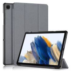 Samsung Galaxy Tab A9 Plus - Tri-Fold läderfodral - Grå