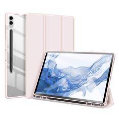 Samsung Galaxy Tab S9 FE Plus - DUX DUCIS Toby Tri-Fold Läderfodral - Pink