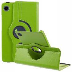 Samsung Galaxy Tab A9 8.7" / Tab A11 8.7" - läderfodral 360 grader roterbar - Grön